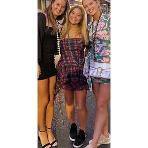 ASOS mini dress plaid